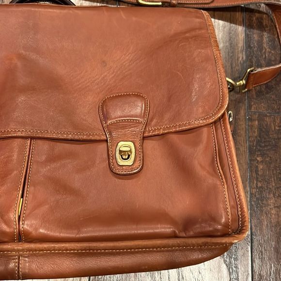 Authentic Coach Prescott Diplomat Briefcase Bag brown in good condition - Picture 3 of 16